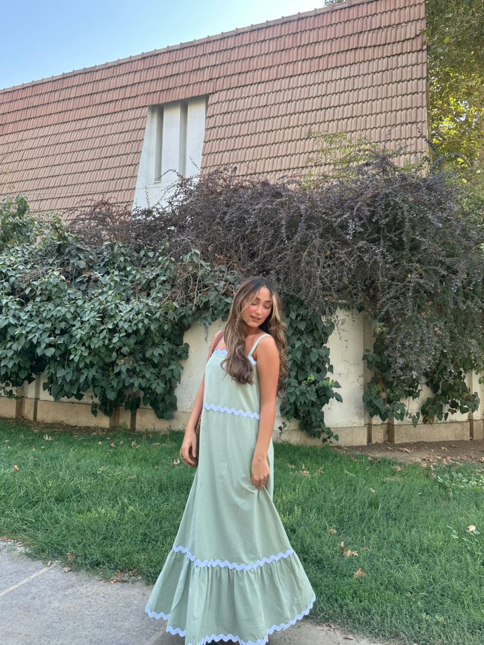 پیراهن لارا سبز